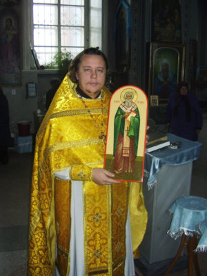 Руководитель иконописной мастерской Покров благочинный о. Александр